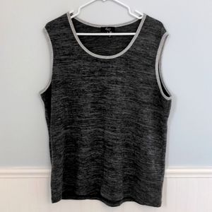 Grey Two Tone Tank Top